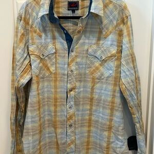 Roper Men's Pearl Snap Button-Down Shirt